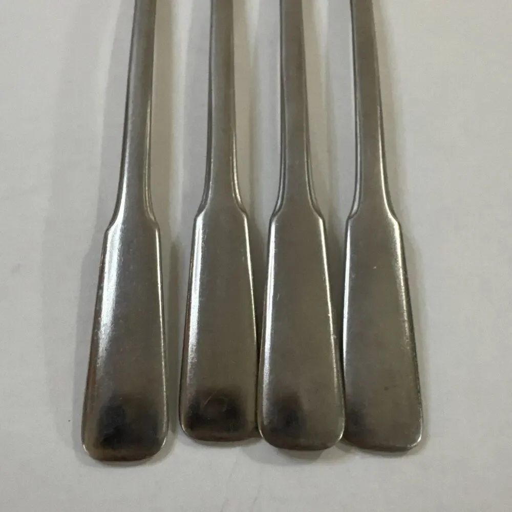 4 Cocktail / Shrimp Forks - Oneida WM A Rogers - American Ballad Glossy Flatware
